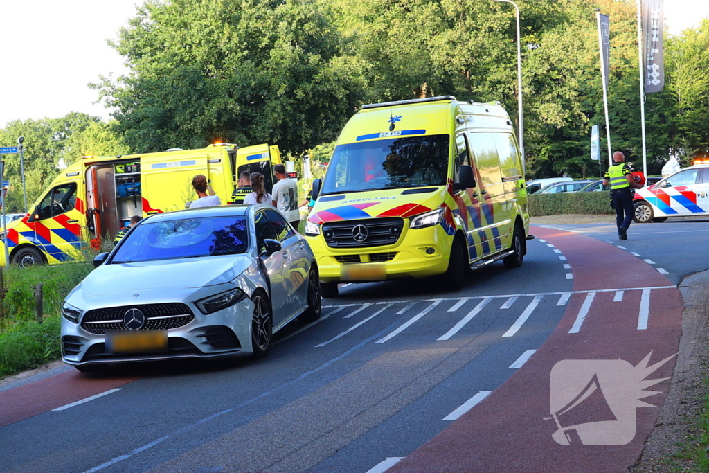 Ernstig ongeval met scooter en auto