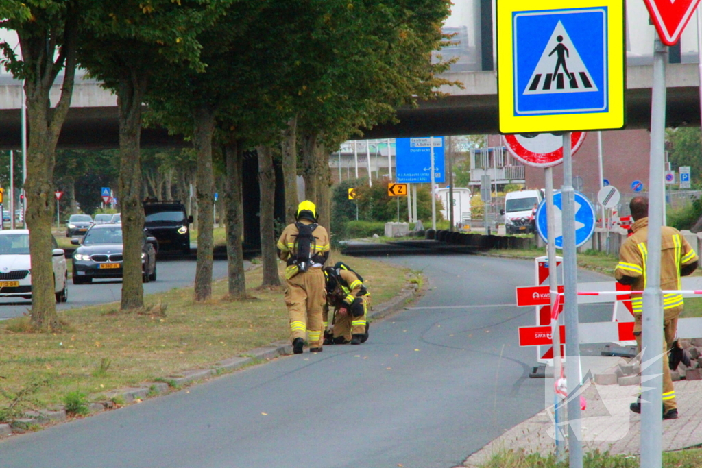 Spoedinzet door sterke gaslucht