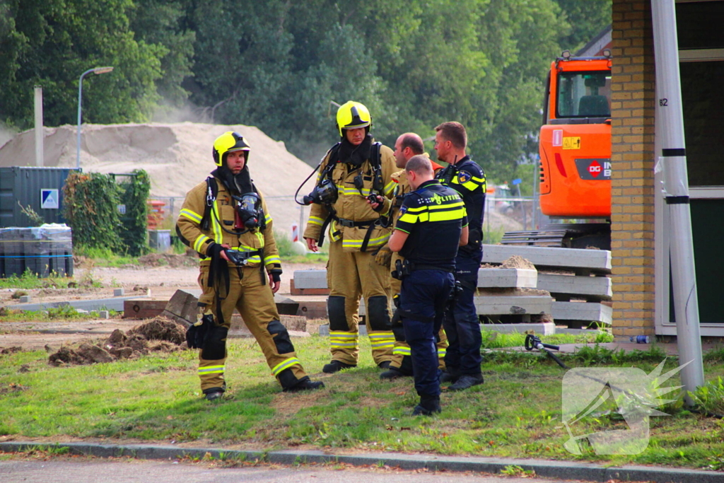 Spoedinzet door sterke gaslucht