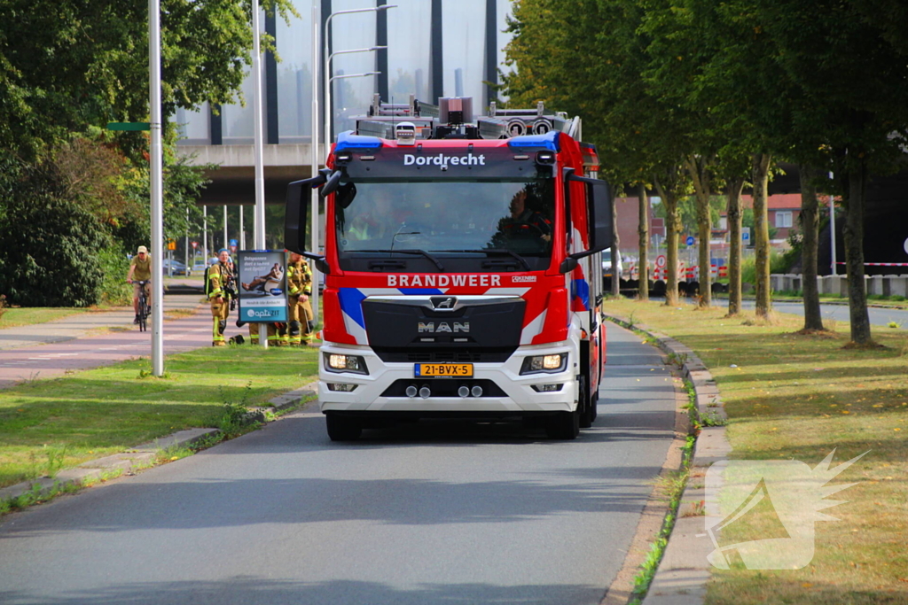 Spoedinzet door sterke gaslucht