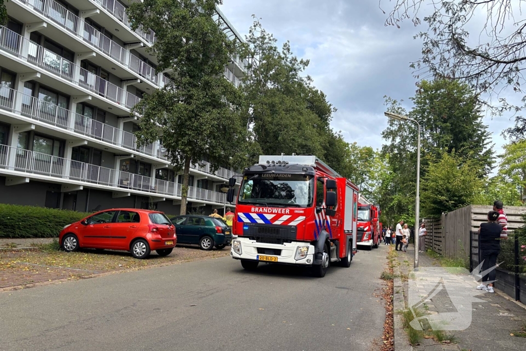 Brand op balkon snel onder controle