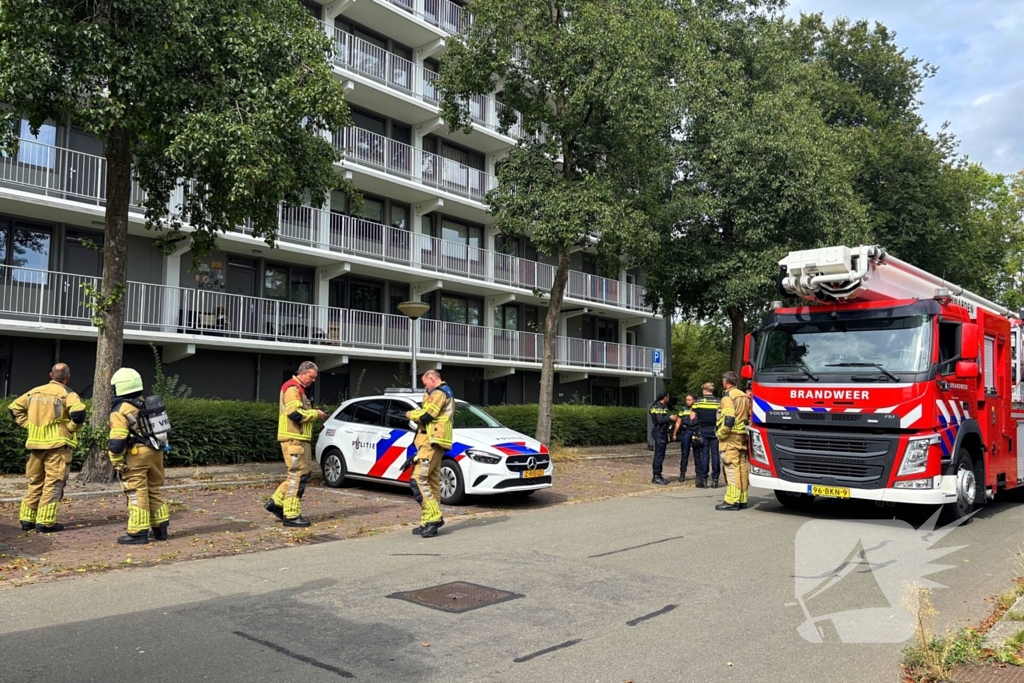 Brand op balkon snel onder controle