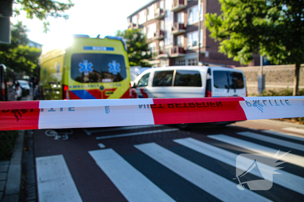 Auto met gebarsten voorruit