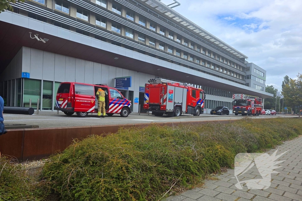 Spoedinzet bij ziekenhuisbrand