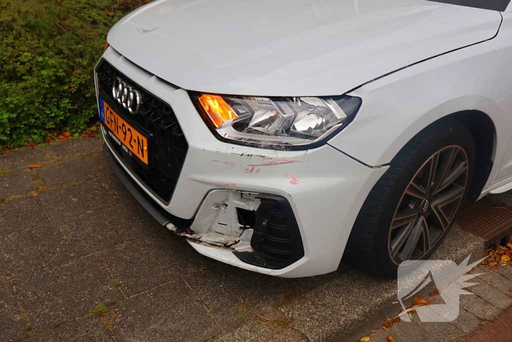 Scooterrijder en automobilist betrokken bij ongeval