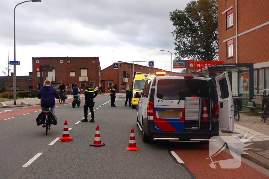 Scooterrijder en automobilist betrokken bij ongeval