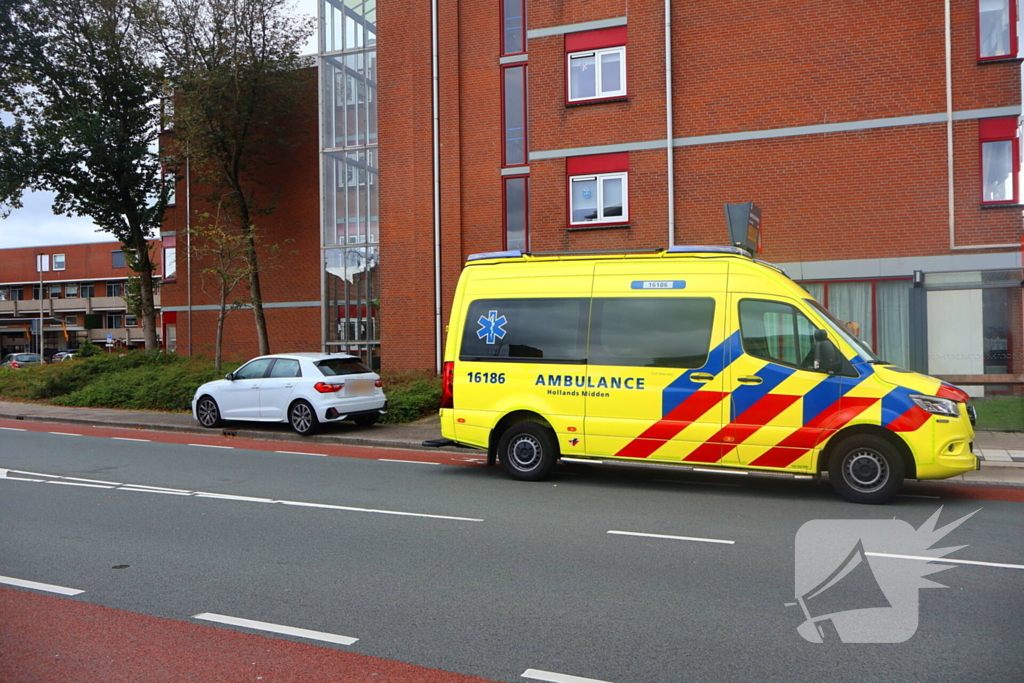 Scooterrijder en automobilist betrokken bij ongeval