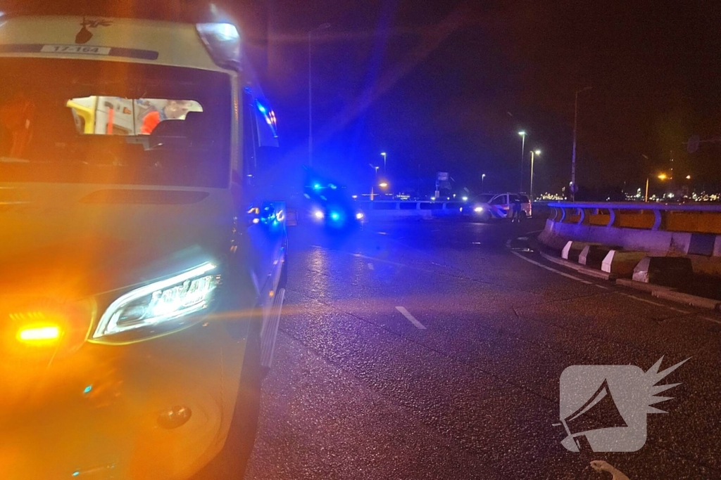 Auto verliest controle na lachgasgebruik