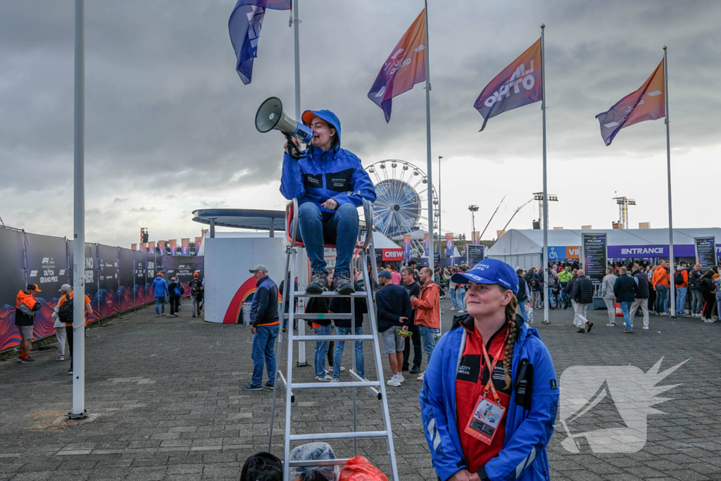 Drukte voor Formule 1 race op circuit Zandvoort