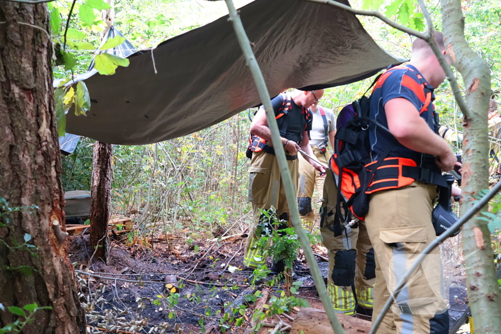 Bosbrand snel onder controle
