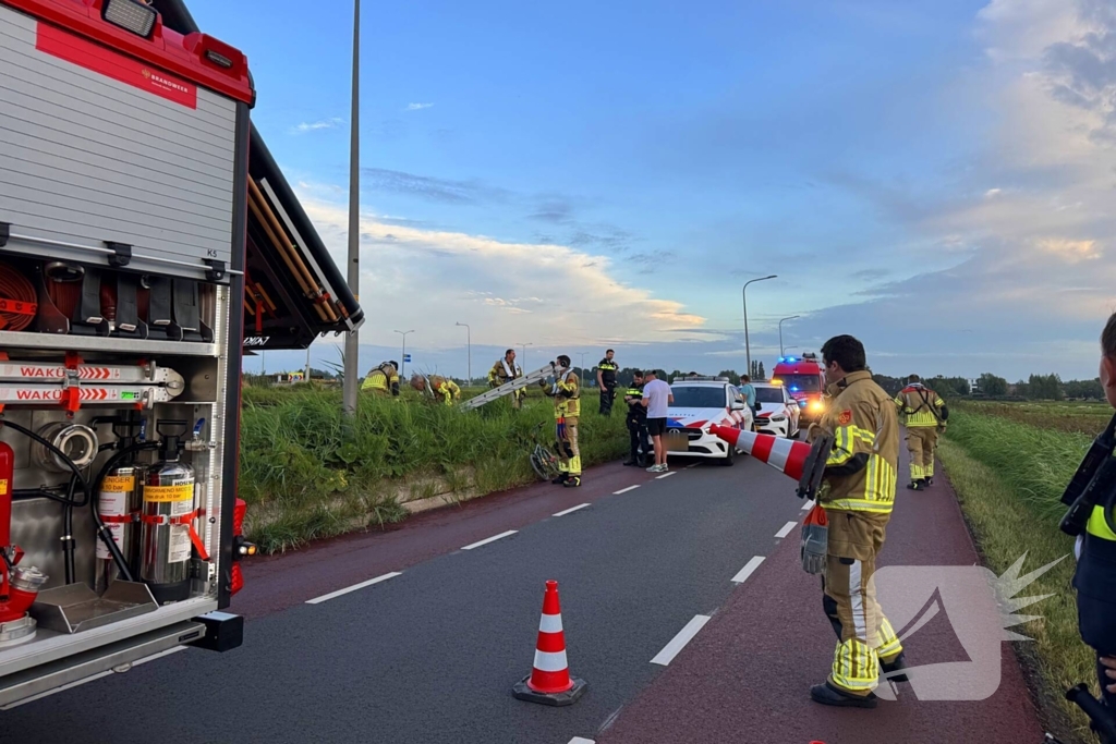Kinderfiets langs waterkant zorgt voor inzet brandweer