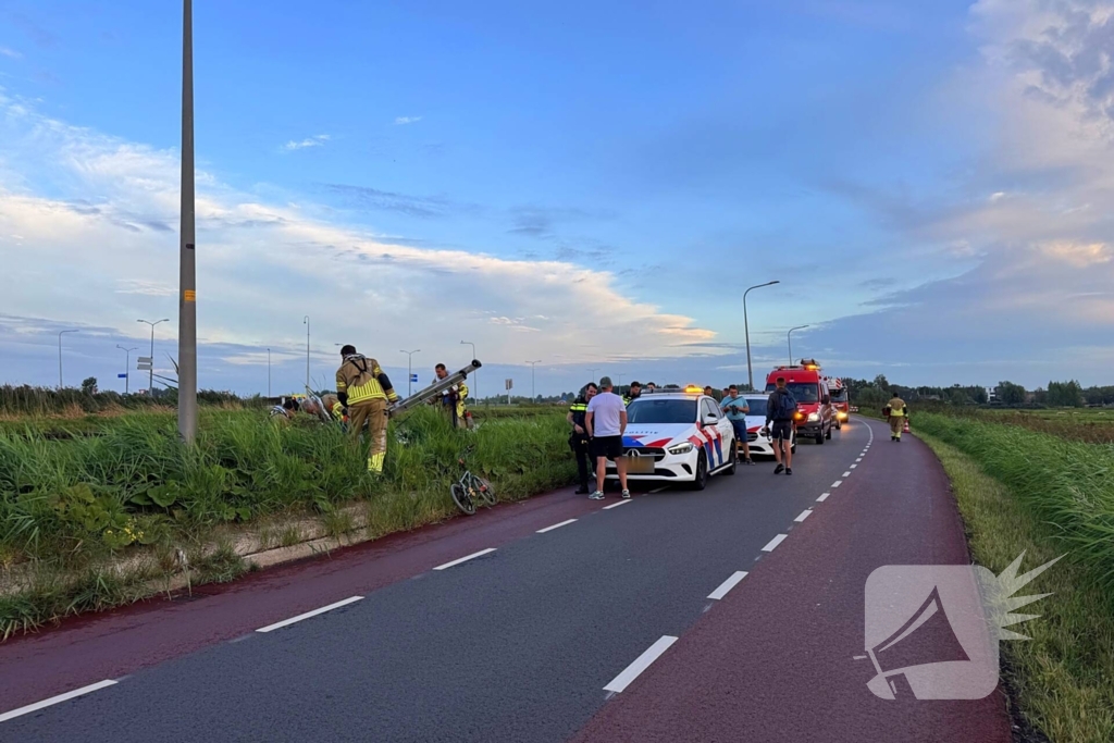 Kinderfiets langs waterkant zorgt voor inzet brandweer