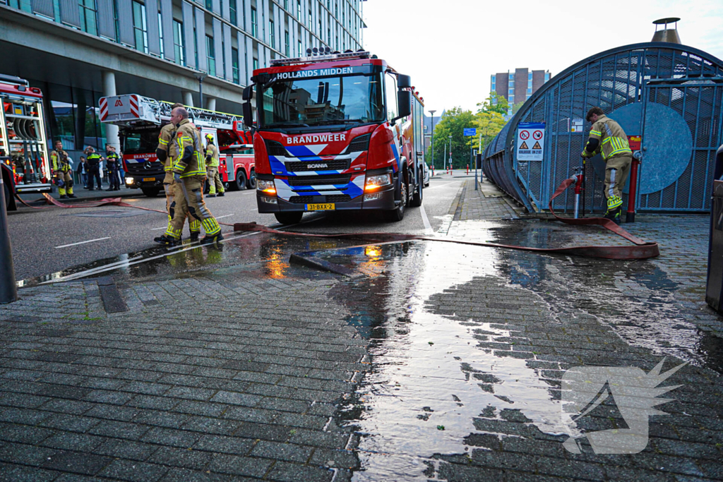 Brandmelding in onderzoeksgebouw van LUMC