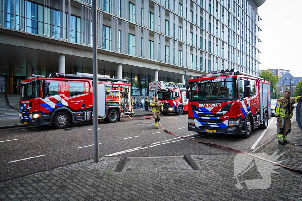 Brandmelding in onderzoeksgebouw van LUMC