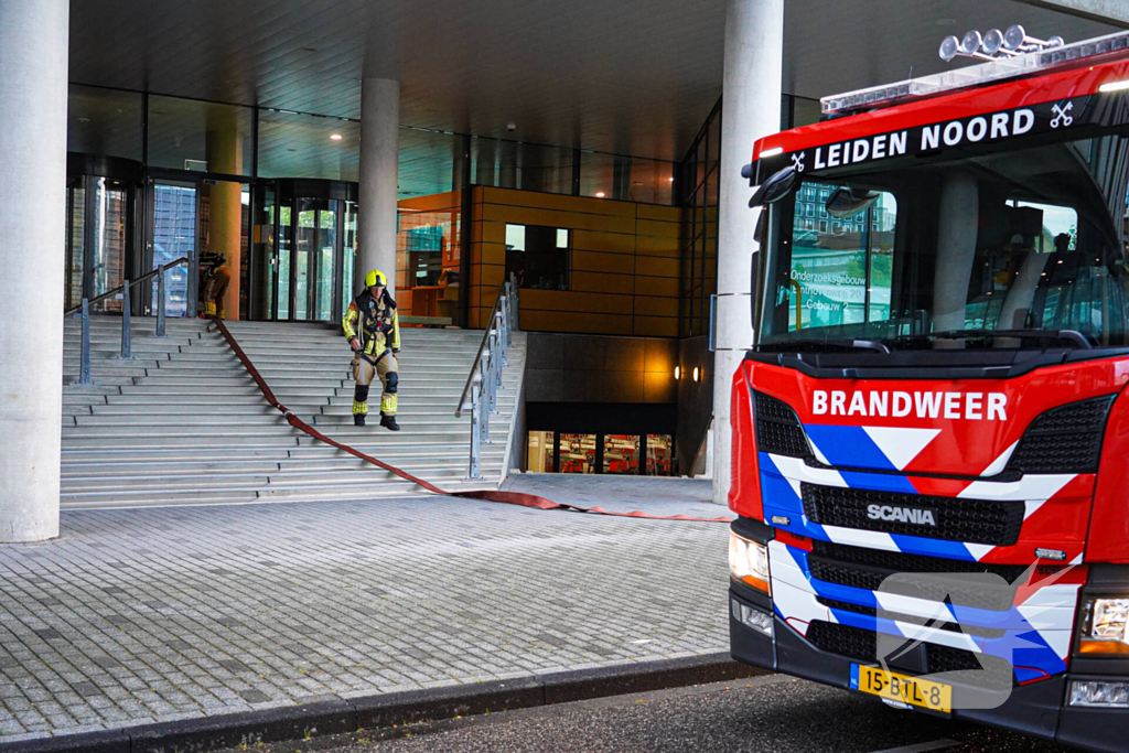 Brandmelding in onderzoeksgebouw van LUMC