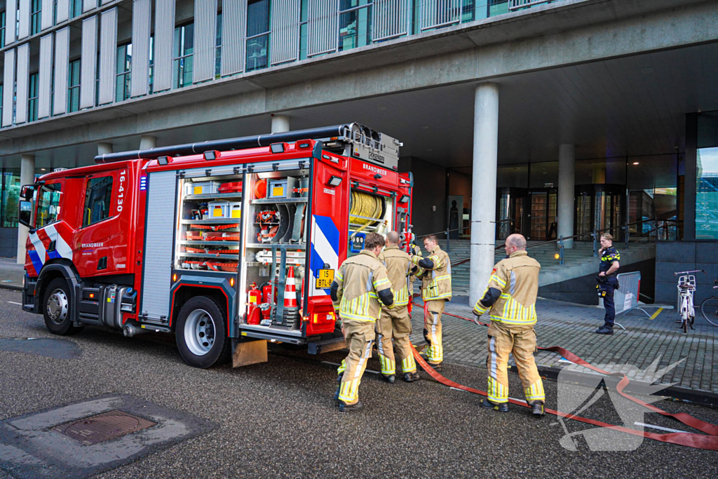 Brandmelding in onderzoeksgebouw van LUMC