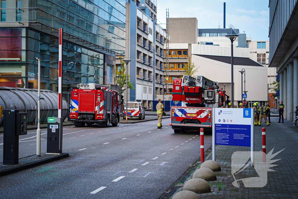 Brandmelding in onderzoeksgebouw van LUMC