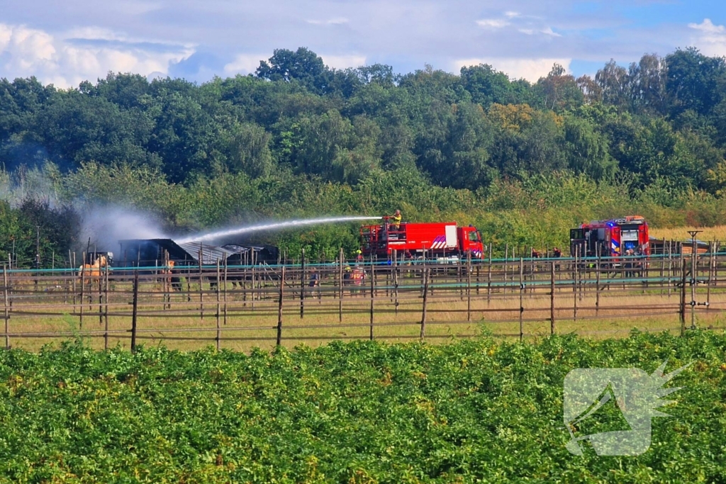 Paardenstal in vlammen, geen gewonden