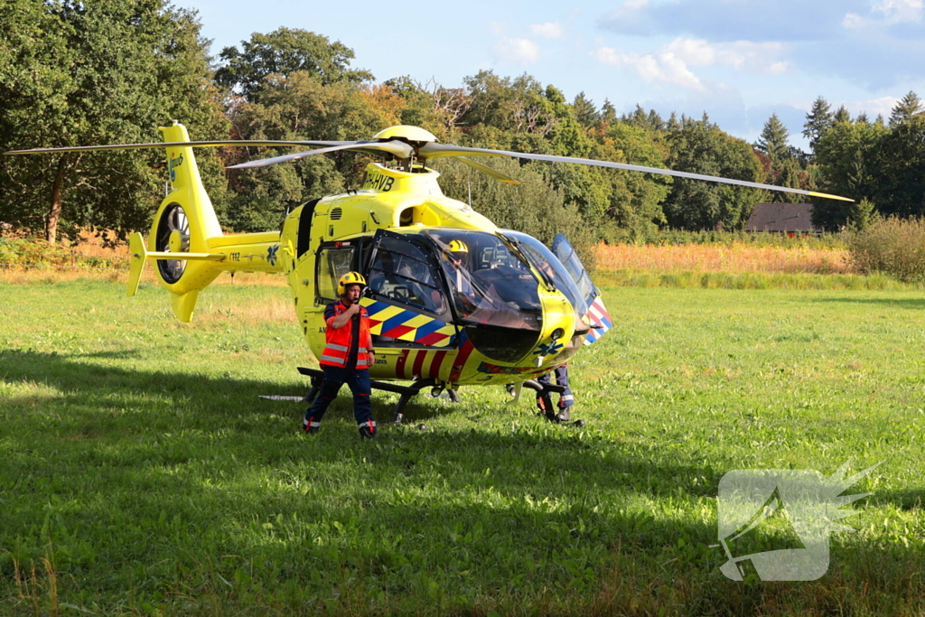 traumahelikopter ingezet bij medisch incident