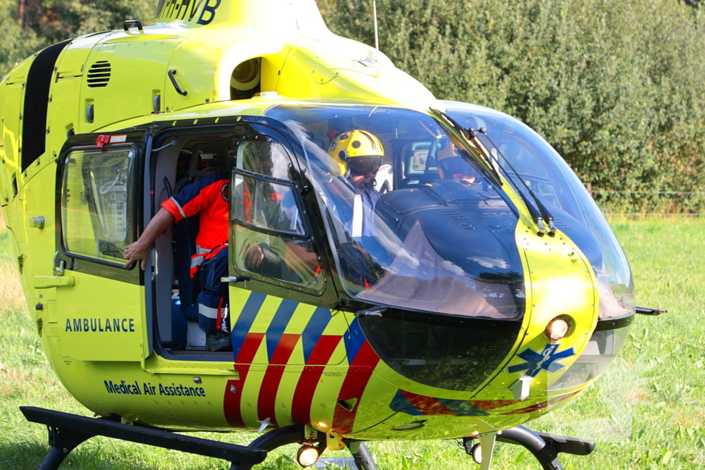 traumahelikopter ingezet bij medisch incident