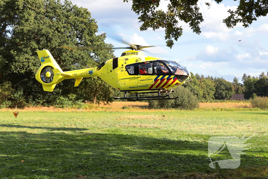 traumahelikopter ingezet bij medisch incident