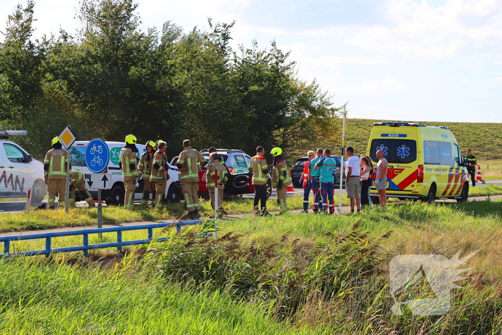 Gewonde bij kettingbotsing
