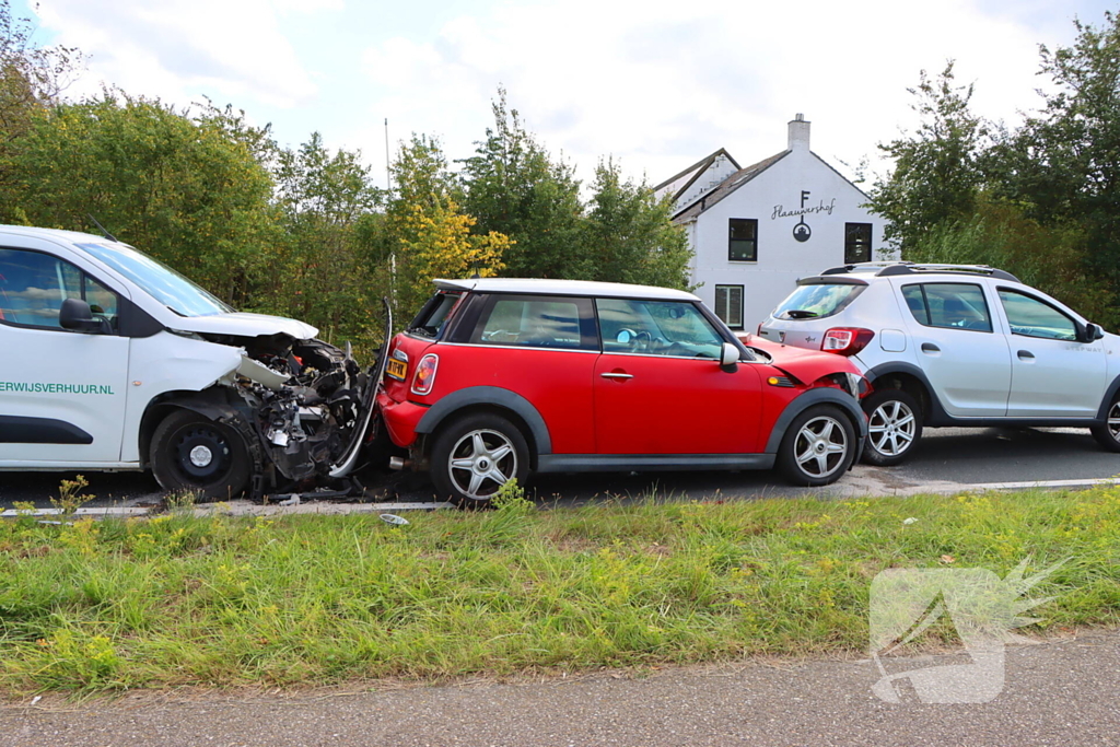 Gewonde bij kettingbotsing