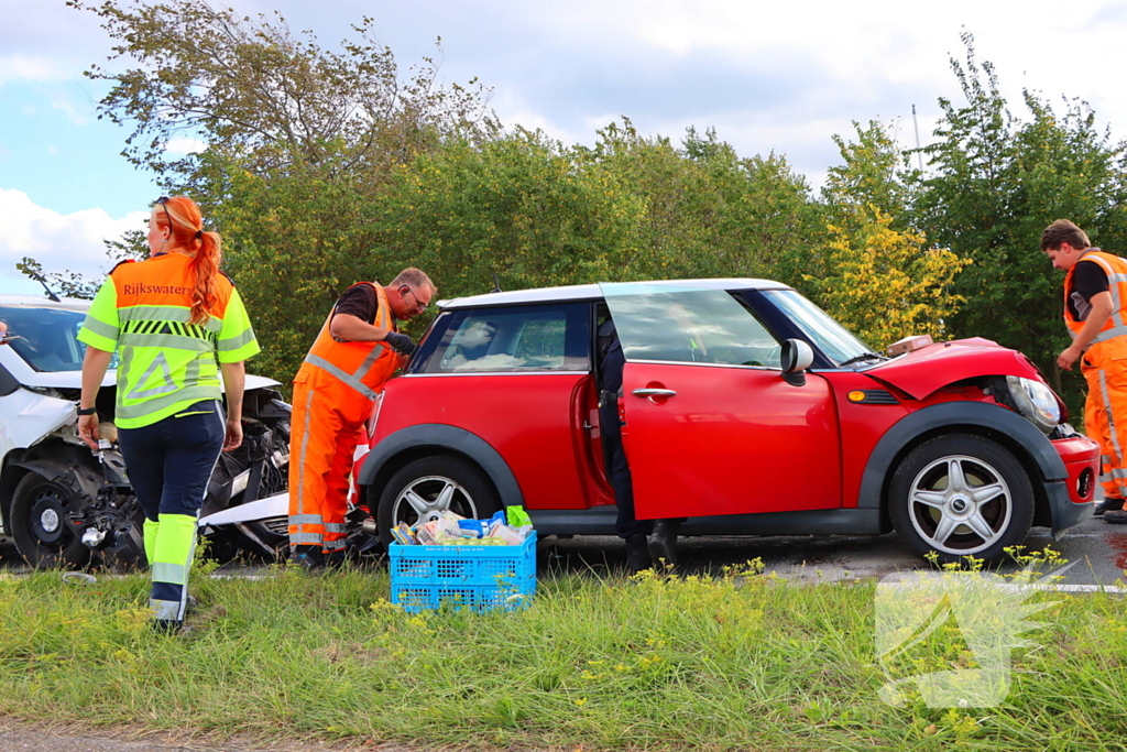 Gewonde bij kettingbotsing