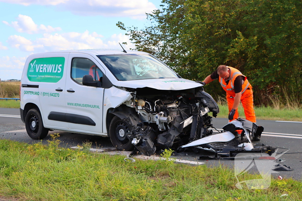 Gewonde bij kettingbotsing