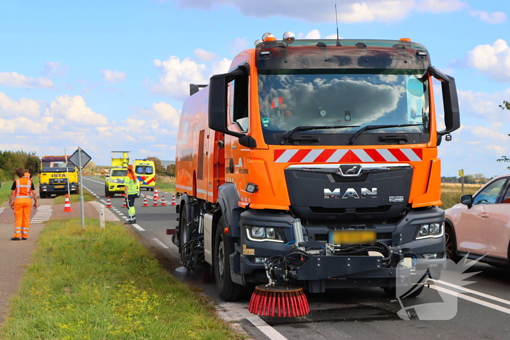 Gewonde bij kettingbotsing