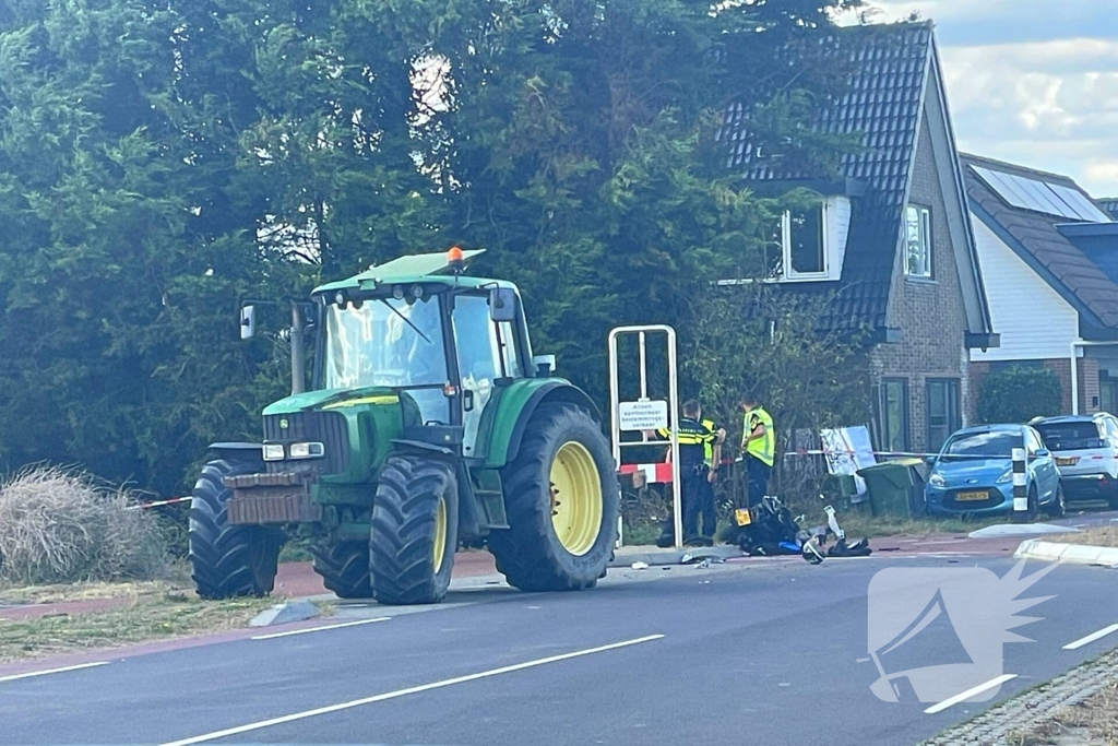 Scooterrijder zwaargewond bij botsing