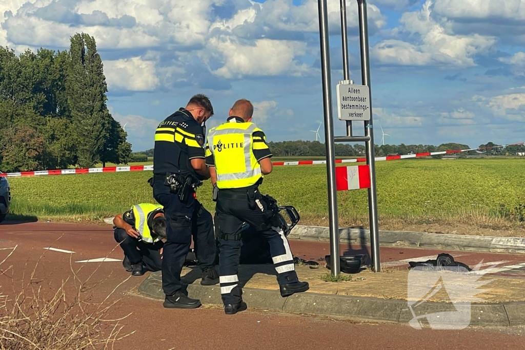 Scooterrijder zwaargewond bij botsing