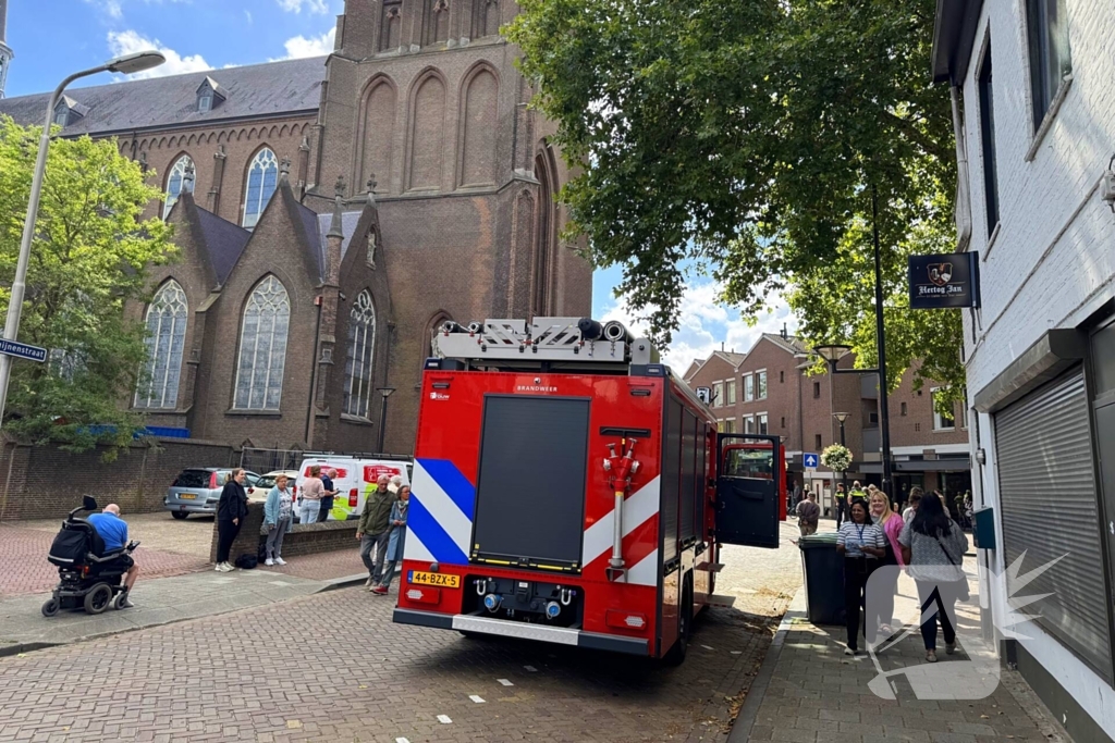 Kerkbrand snel opgeschaald