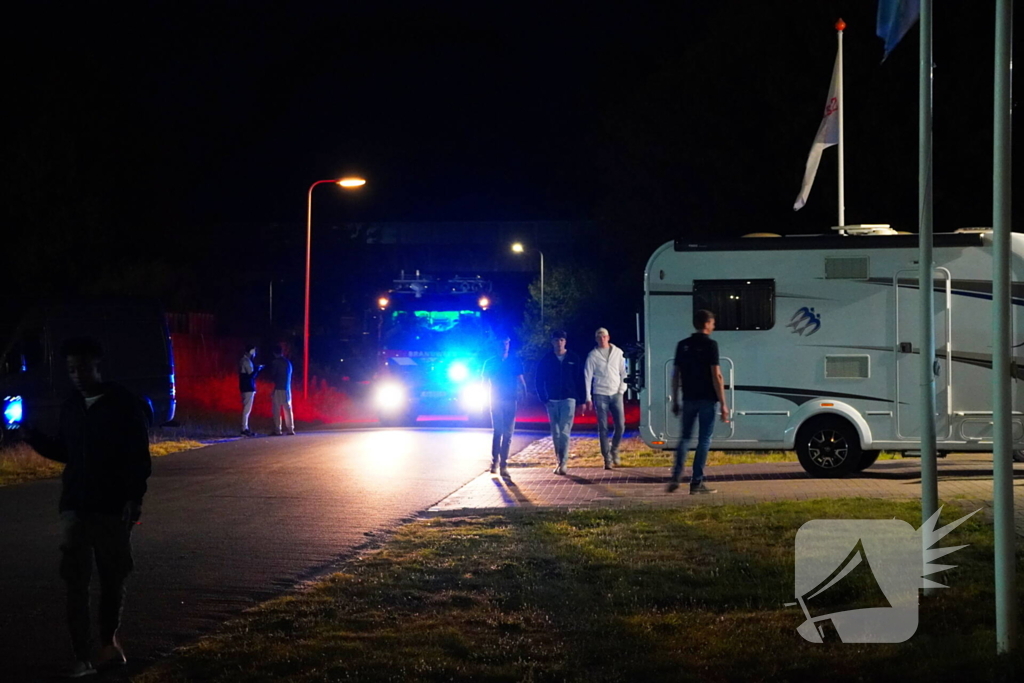 Honderden mensen geëvacueerd door telefoonbrand