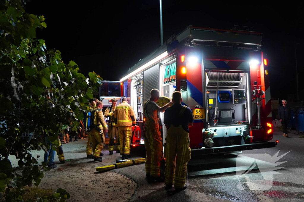 Honderden mensen geëvacueerd door telefoonbrand