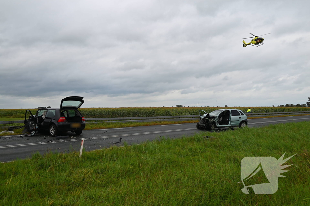 Ernstig ongeval leidt tot wegafsluiting