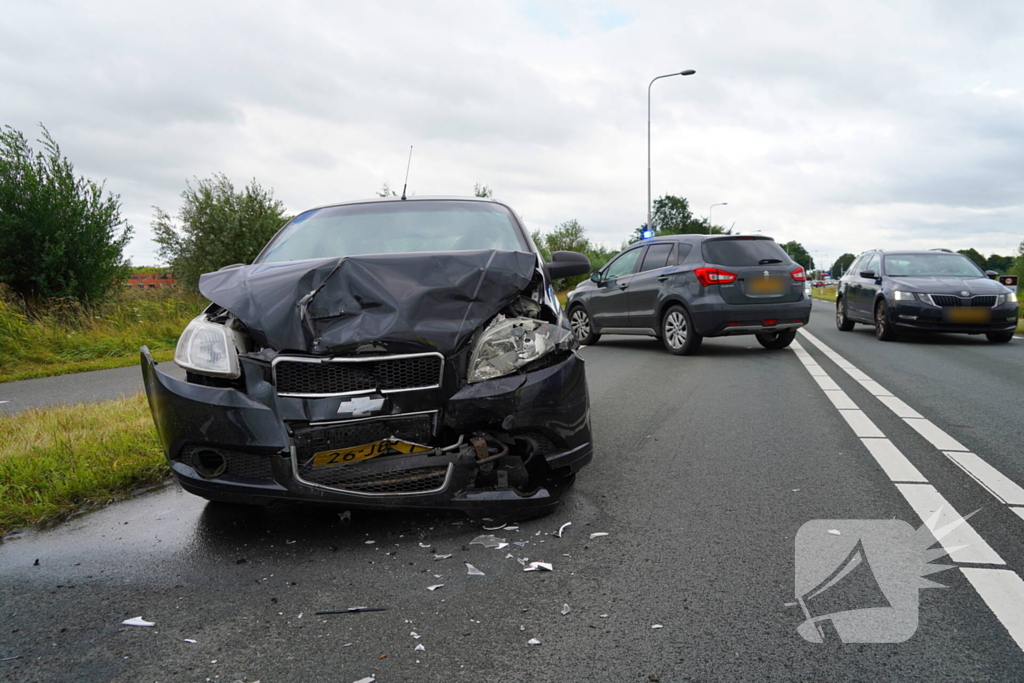 Meerdere voertuigen betrokken bij ongeval