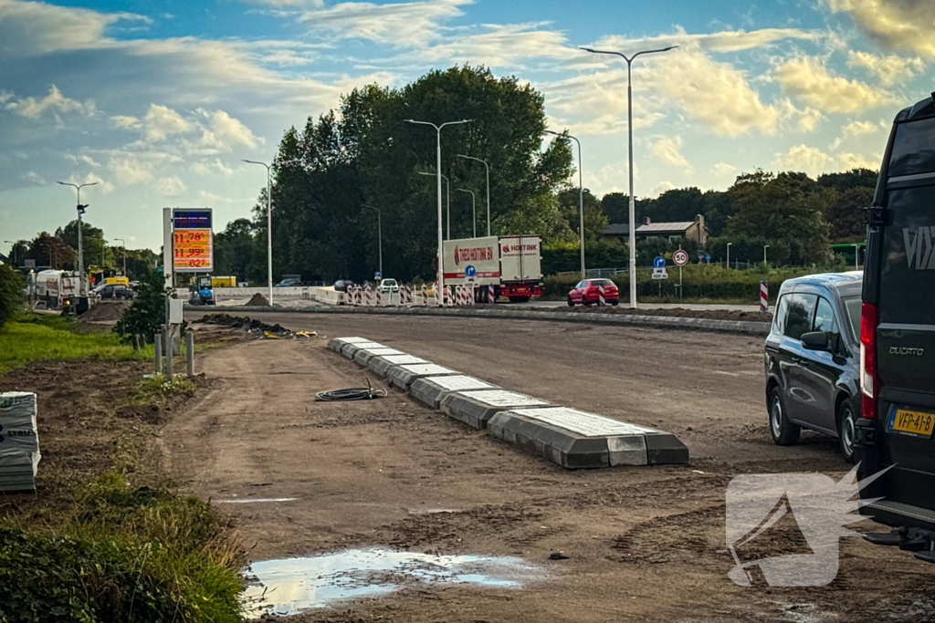 Omleiding door wegwerkzaamheden zorgt voor ongeval