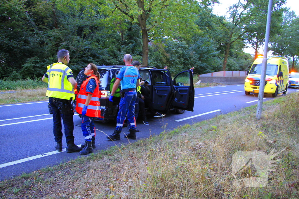 Gewonde bij aanrijding na verkeersruzie