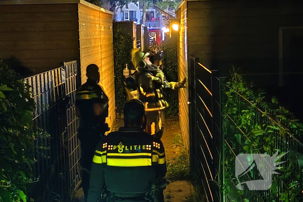 Brandweer ingezet voor brand in bijgebouw