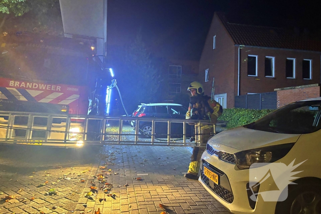 Brandweer ingezet voor brand in bijgebouw