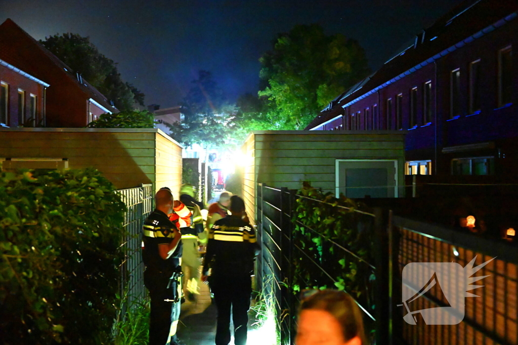 Brandweer ingezet voor brand in bijgebouw