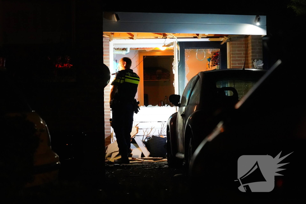 Explosie veroorzaakt schade aan woning