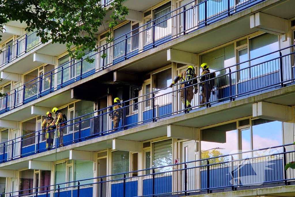 Gewonde bij uitslaande woningbrand