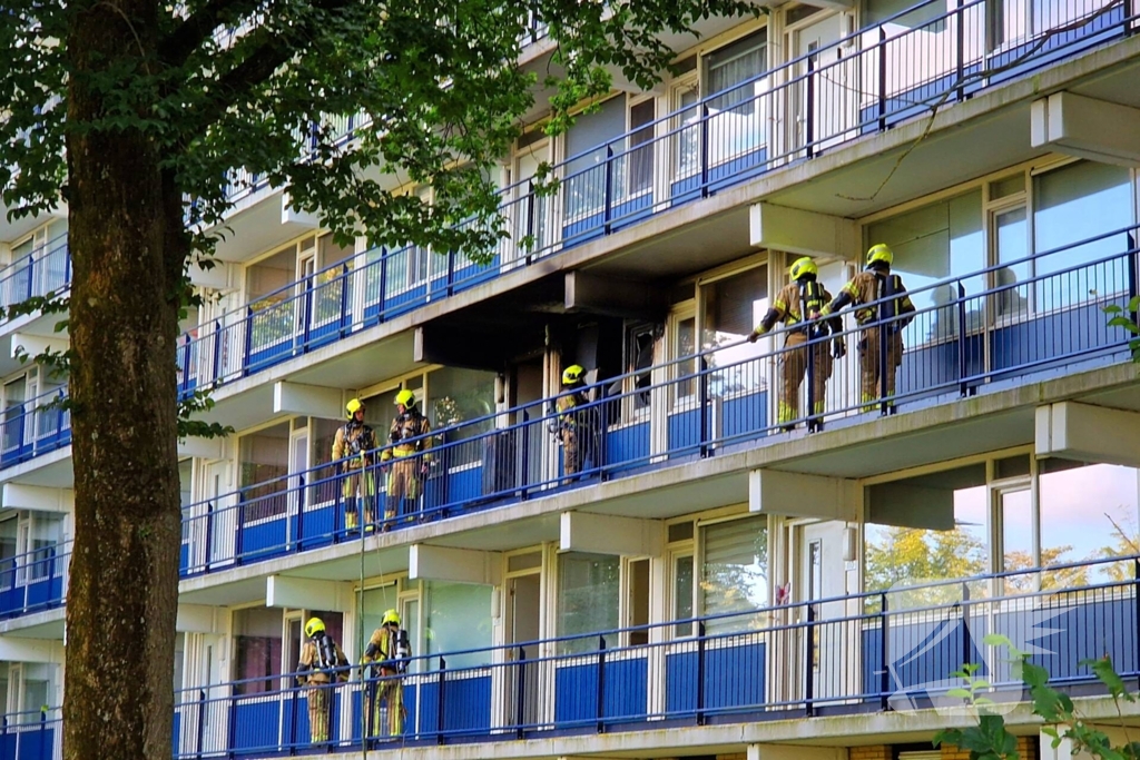 Gewonde bij uitslaande woningbrand
