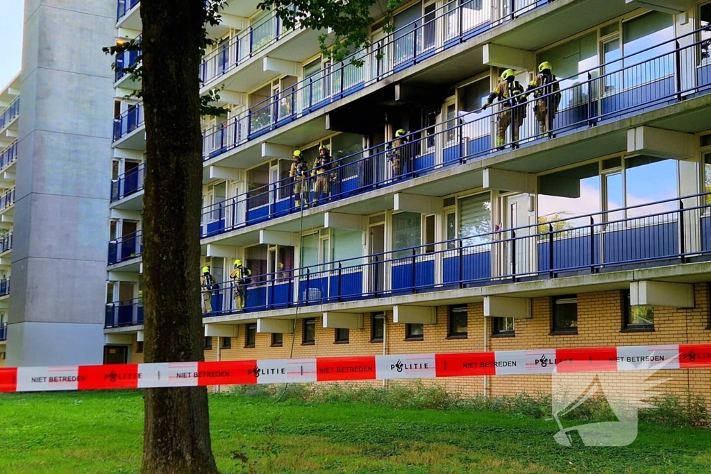 Gewonde bij uitslaande woningbrand