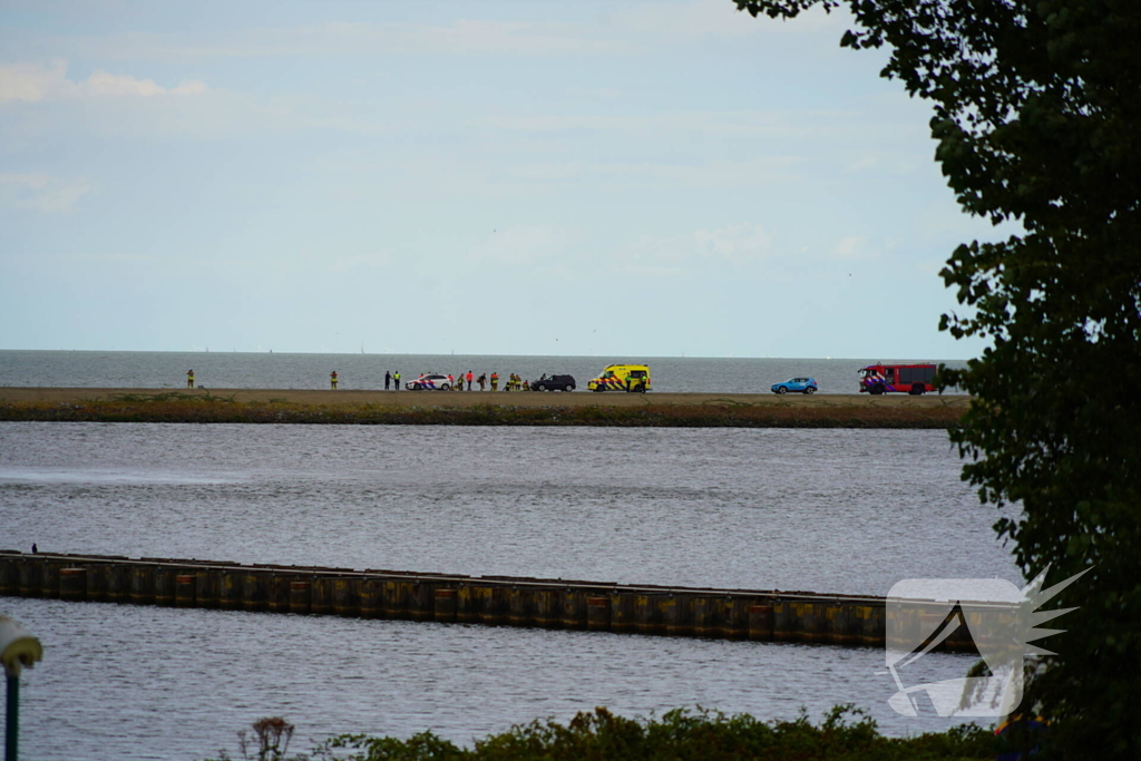 Reddingsdiensten in grootschalige inzet
