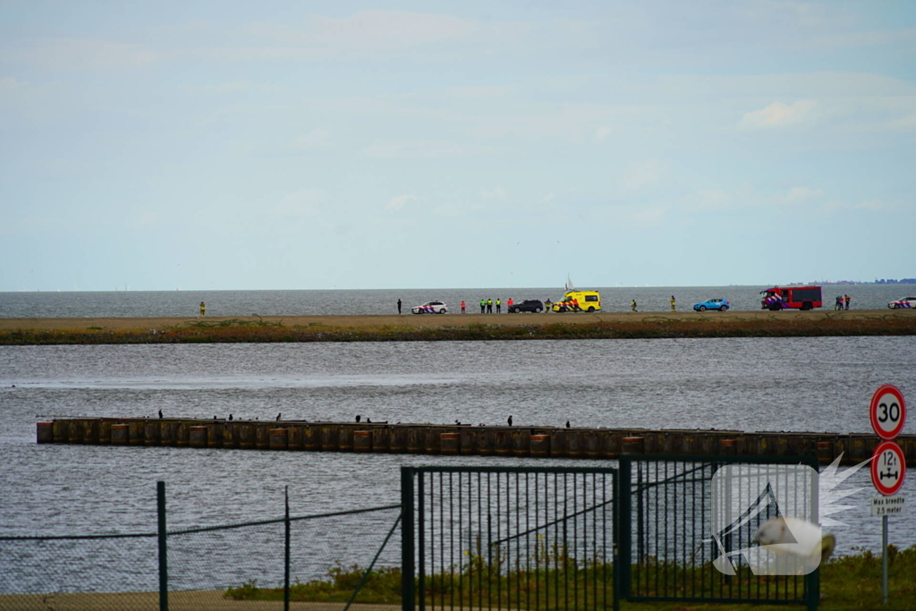 Reddingsdiensten in grootschalige inzet