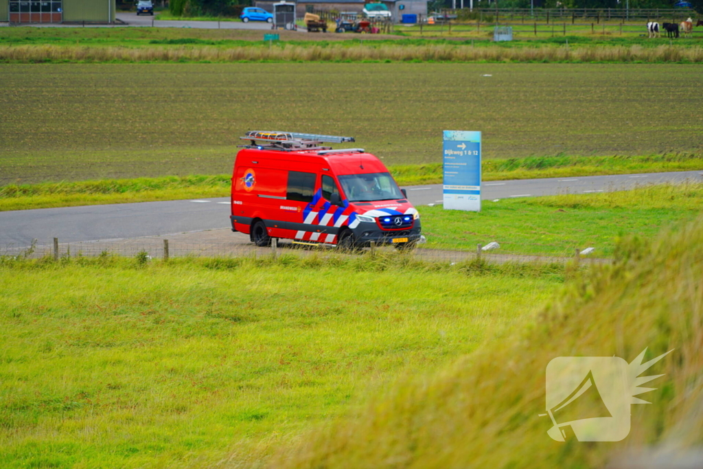 Reddingsdiensten in grootschalige inzet