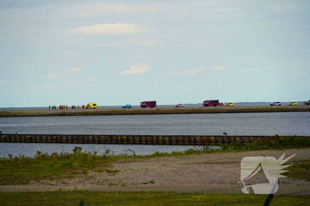Reddingsdiensten in grootschalige inzet